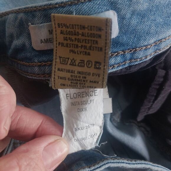 DL1961 Florence Insta Sculpt Distressed Jeans - Picture 8 of 10